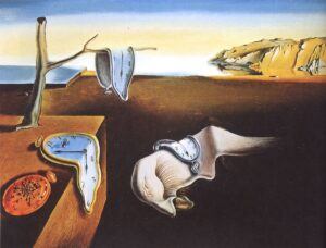 What is the message of The Persistence of Memory