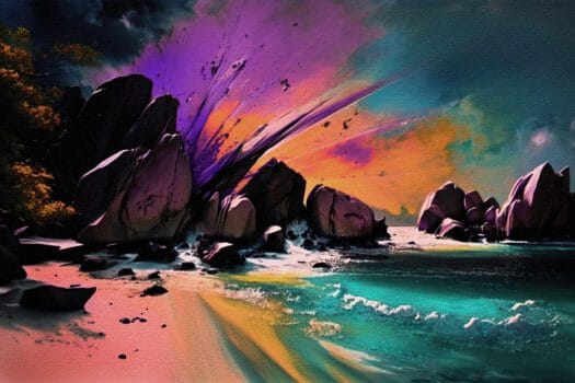 Seychelles ocean Painting