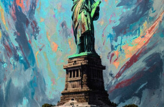 Statue of liberty painting