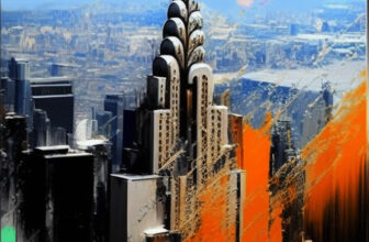 chrysler building painting