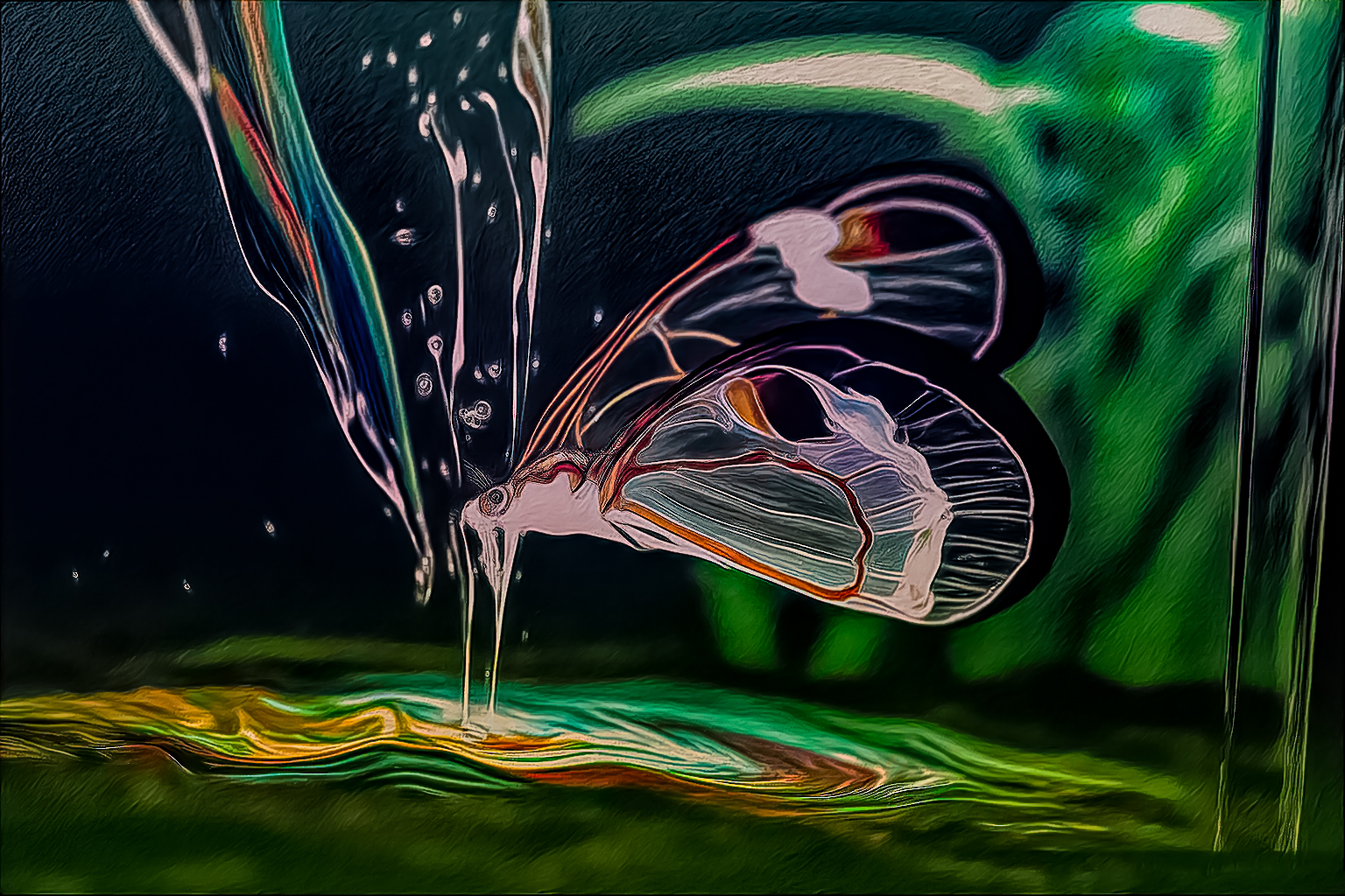 Butterfly painting