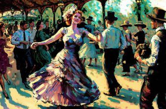 Dance At The Moulin De La Galette digital Painting