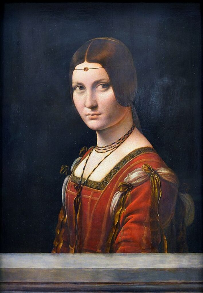 La Belle Ferronniere Renaissance Painting of Woman