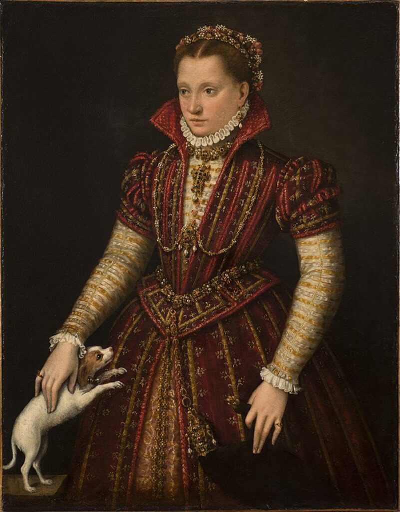 Marriage Portrait of a Bolognese Noblewoman Renaissance Painting of Woman