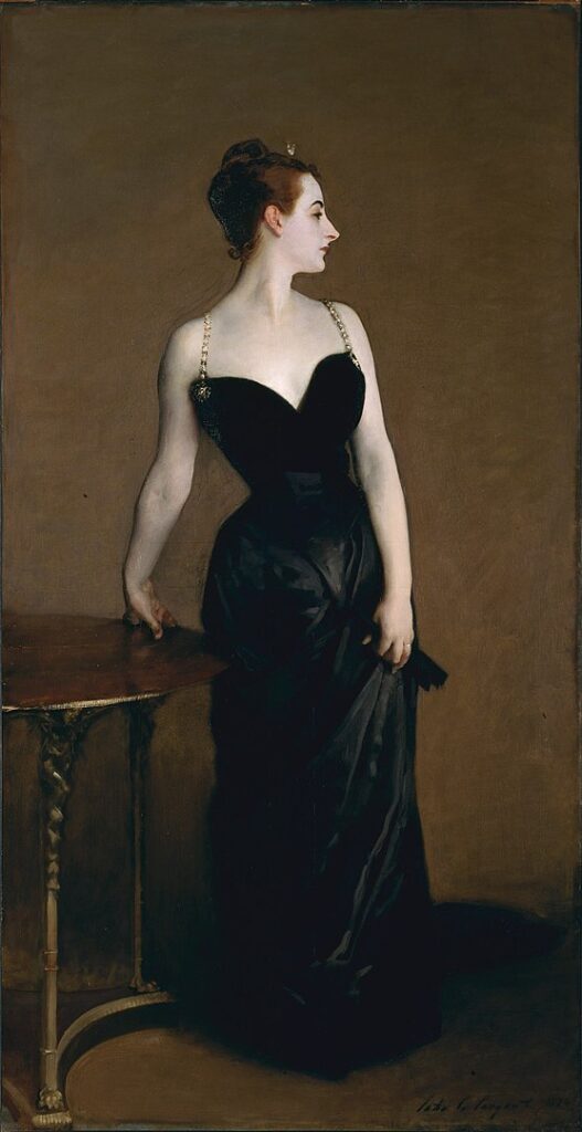 Portrait of Madame X American Renaissance Painting of Woman