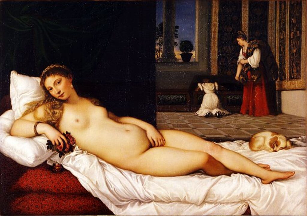 Venus of Urbino Renaissance Painting of Woman