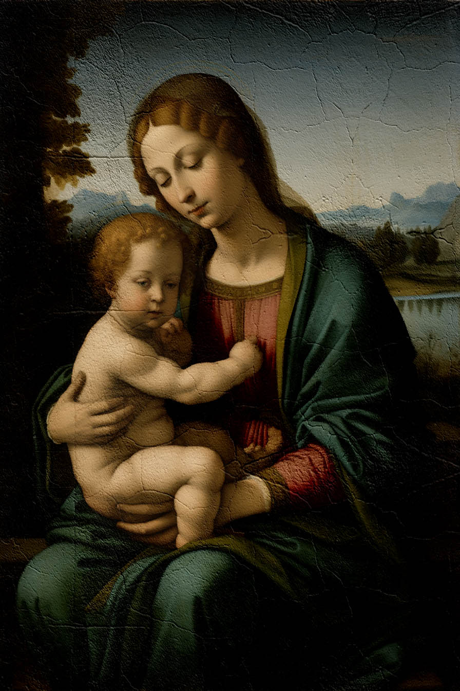 madonna and child renaissance art painting