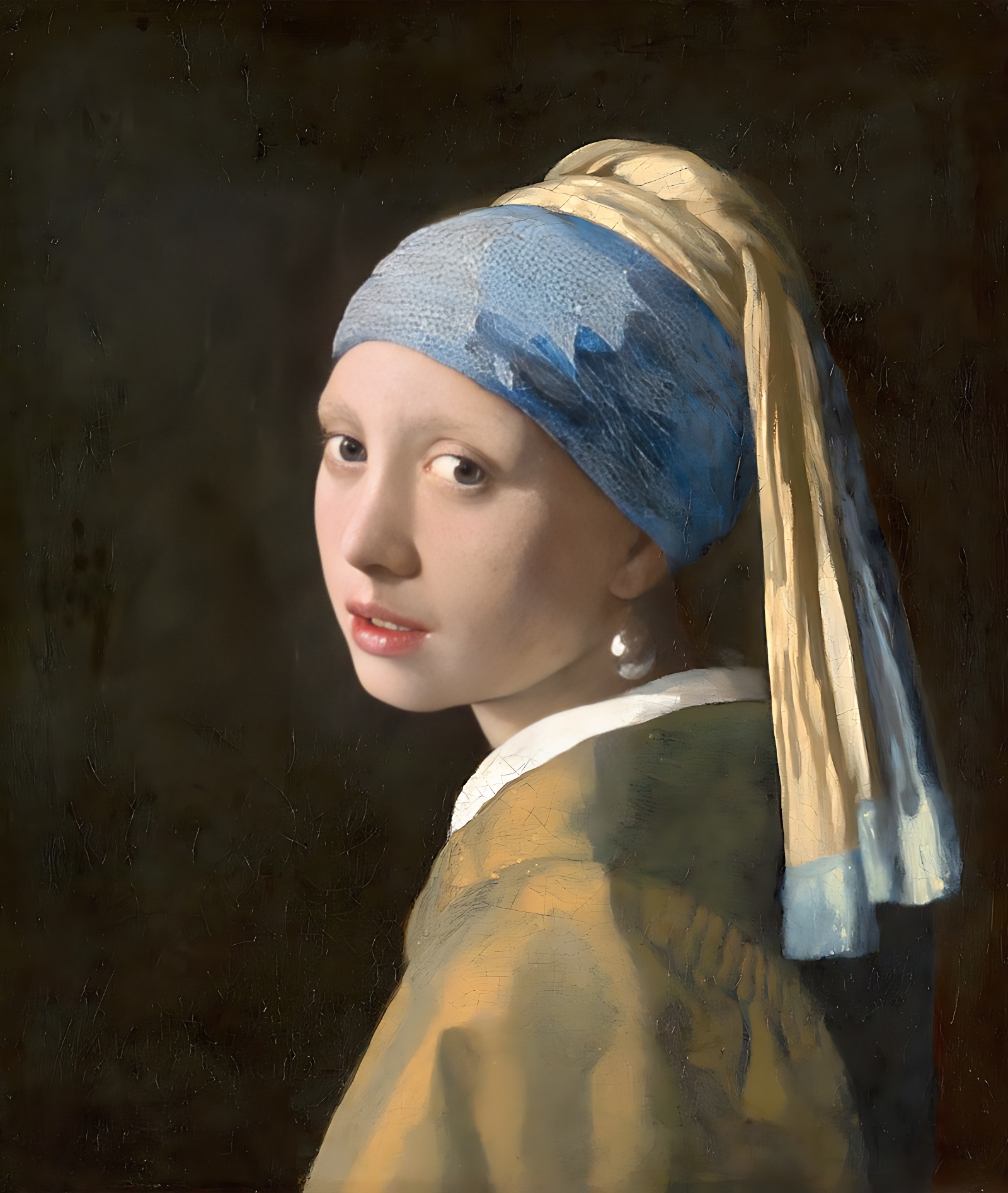 Girl with a Pearl Earring print