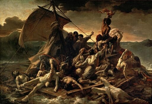 The Raft of the Medusa painting