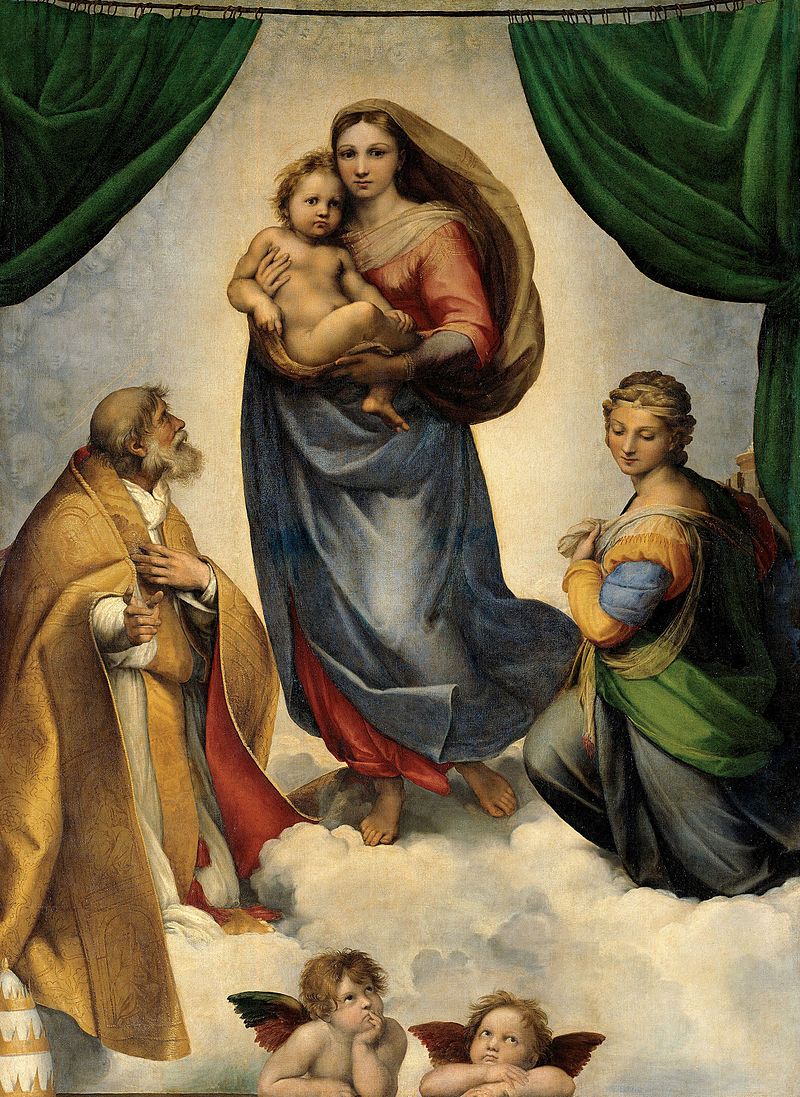 The Sistine Madonna print