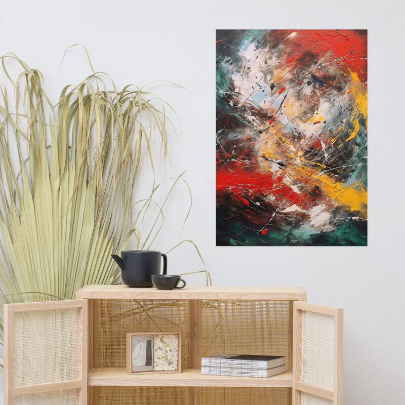 Abstract Art No. 9 : Confusion , Large Digital Wall Art Fine Art Prints