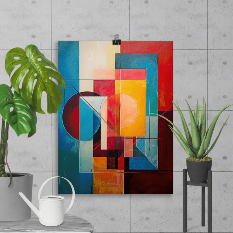 Geometric Abstract Art No. 6 : Untitled , Large Digital Wall Art Fine Art Prints