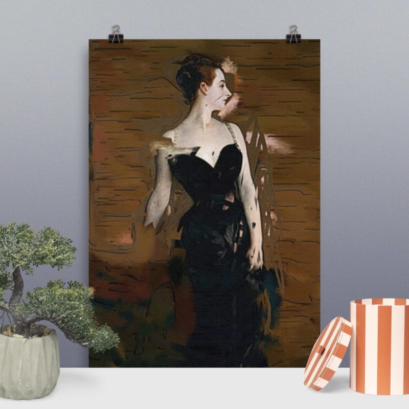 Abstract Self Portrait No. 2 : Madam X , Large Digital Wall Art Fine Art Prints