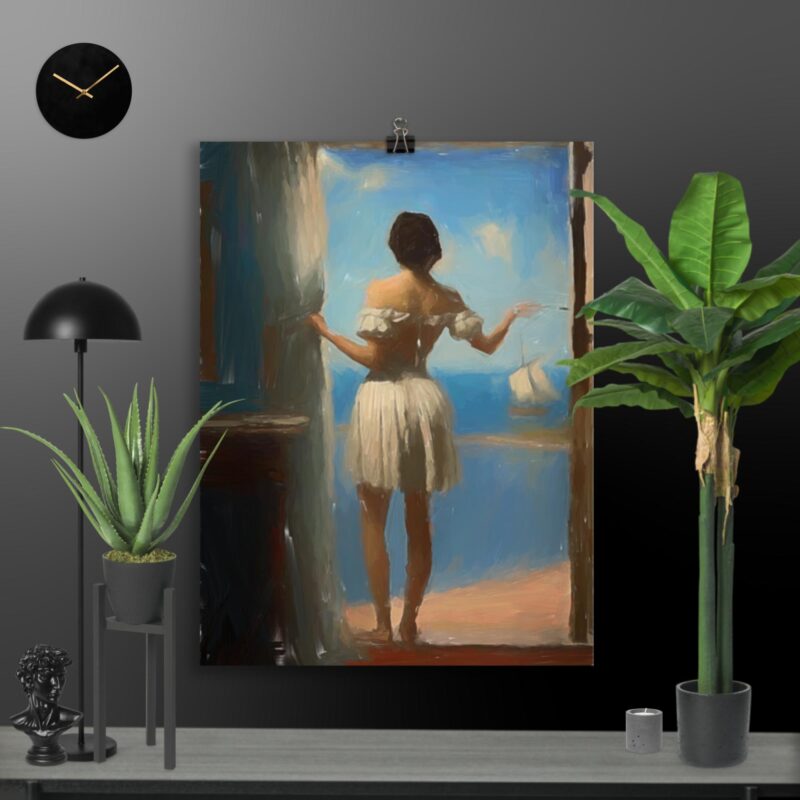 Classical Wall Art Prints No. 7 : Noblewoman , Large Digital Wall Art Fine Art Prints