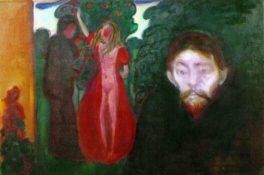 Why did Edvard Munch paint jealousy