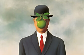 What is the meaning behind the painting Son of Man