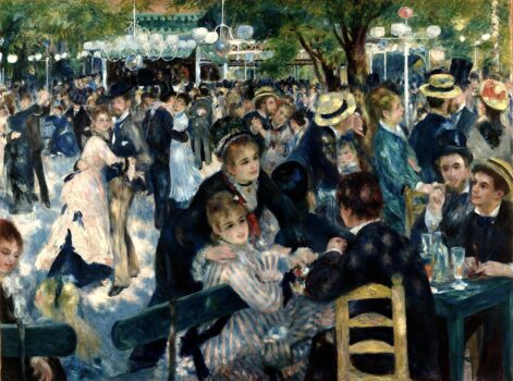 Bal du moulin de la Galette Painting