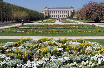 Jardin des Plantes with Natural History Museum in the Background