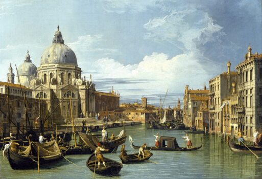 The Entrance to the Grand Canal, Venice painting