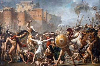 The Intervention of the Sabine Women Painting
