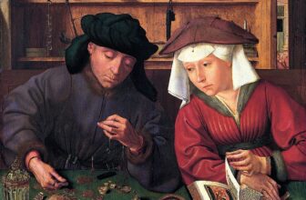 The Moneylender and His Wife painting