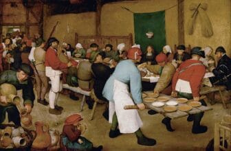 The Peasant Wedding painting