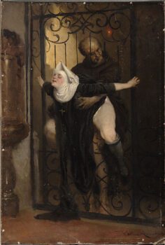 The Sin painting by Heinrich Lossow