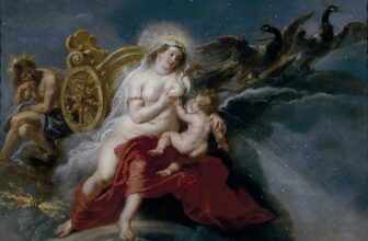 The birth of the Milky painting
