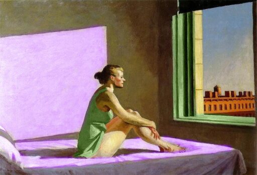 What is the meaning of morning sun by Edward Hopper
