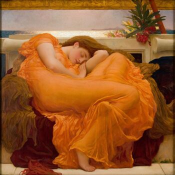 Who is the Woman Sleeping in Flaming June