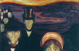 Anxiety painting by Edvard Munch