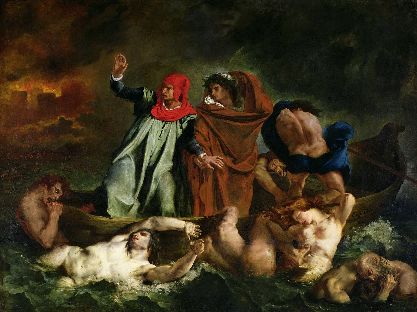 The Barque of Dante Painting Meaning The Barque of Dante Painting Meaning