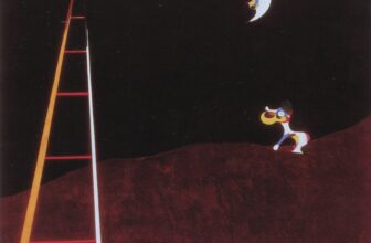 Dog Barking at the Moon Painting