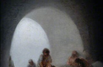 Goya painting prison interior