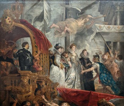 The Arrival of Marie de Medici at Marseille Painting