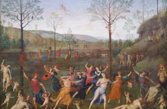 The Battle Between Love and Chastity Painting