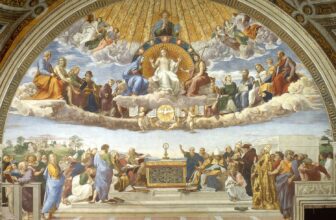 The Disputation of the Holy Sacrament rafael