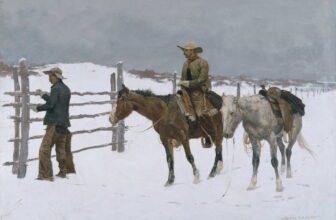 The Fall of the Cowboy by Frederic Remington