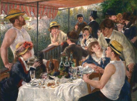 The Luncheon of the Boating Party Painting