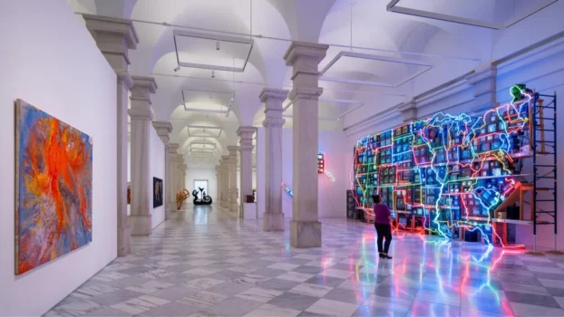 Artificial intelligence being used at the Louvre Museum