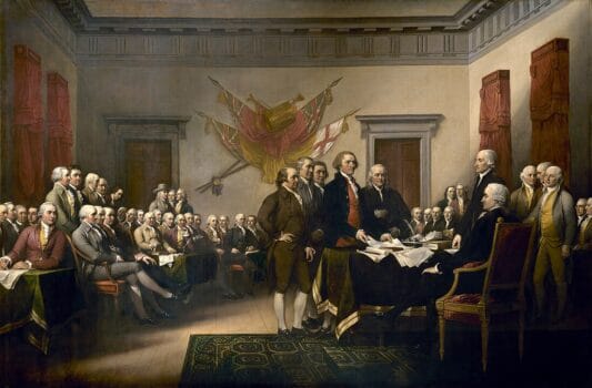 the Declaration of Independence John Trumbull