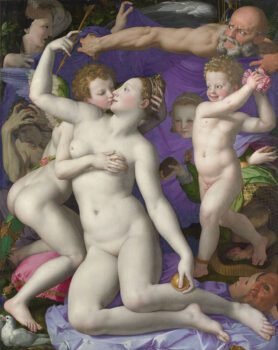 Venus and cupid painting