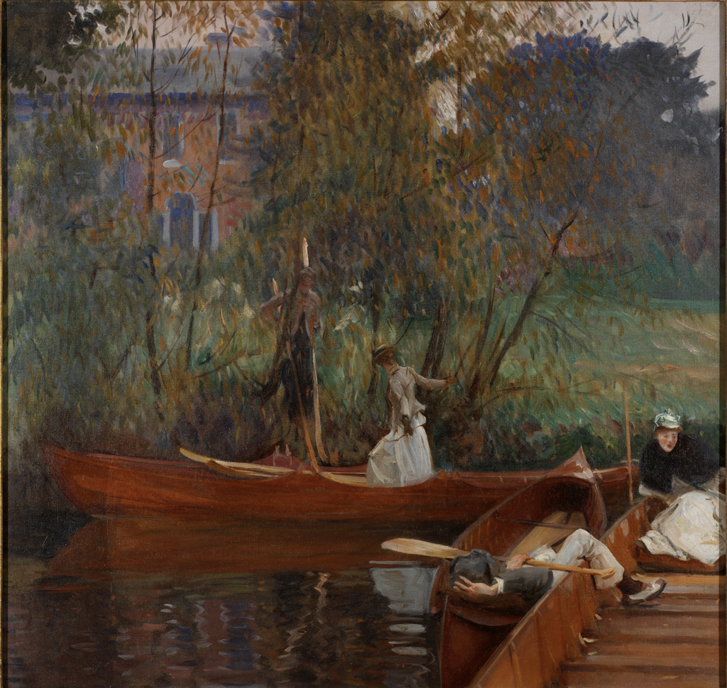 A Boating Chat Conversation by John Singer Sargent A Boating Chat Conversation by John Singer Sargent