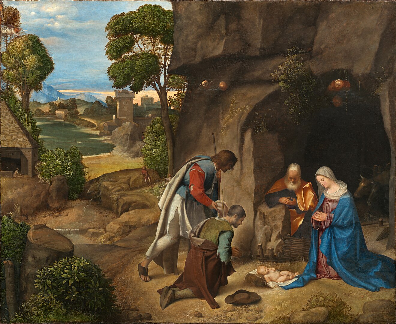 Adoration of the Shepherds Painting Meaning by Giorgione Adoration of the Shepherds Painting Meaning by Giorgione