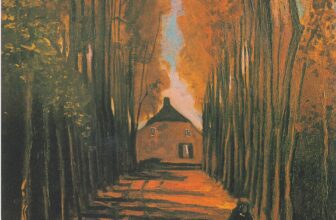 Avenue of Poplars in Autumn Painting