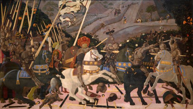 Battle of San Romano painting