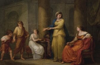 Cornelia, Mother of the Gracchi painting