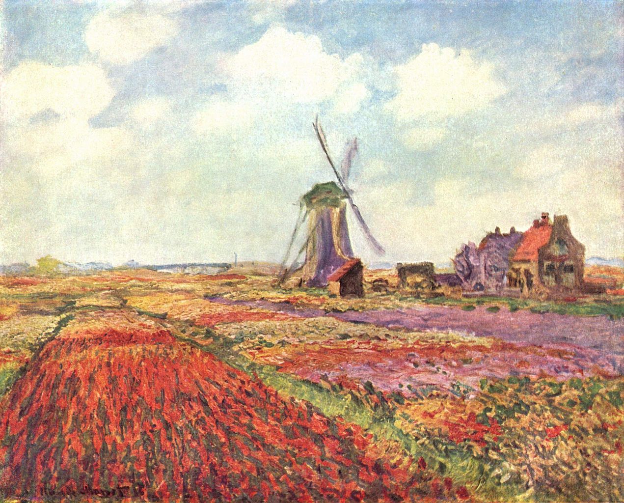 Field of Tulips in Holland Painting by Claude Monet Field of Tulips in Holland Painting by Claude Monet