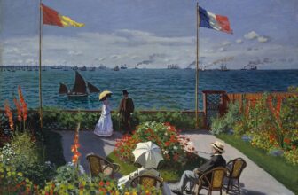 Garden at Sainte Adresse Painting