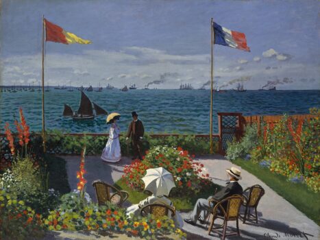 Garden at Sainte Adresse Painting